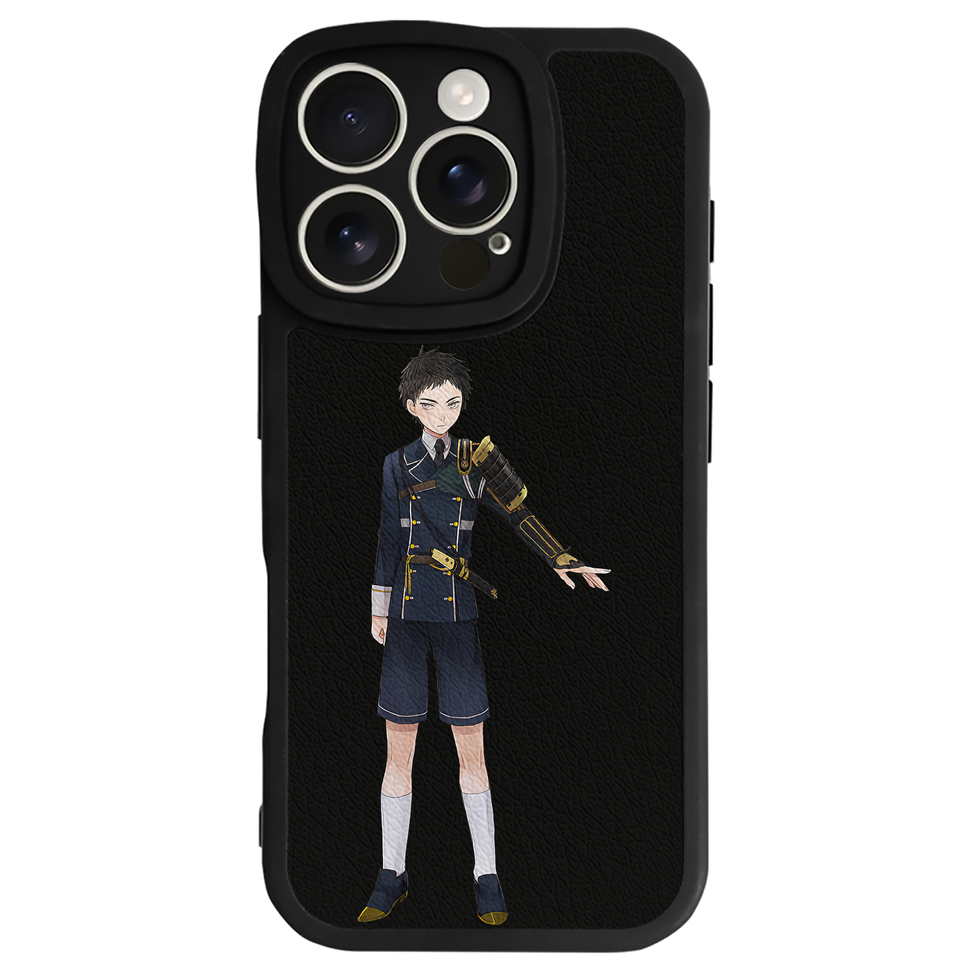 （画像用） 刀剣乱舞 Touken Ranbu 【iPhone 16シリーズ対応】シリコンスマホケース（レザー調） 材質：シリコン
